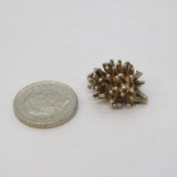 Sterling Silver Hedgehog Charm Pendant Vintage c1970s