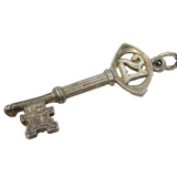 Sterling Silver 21st Birthday Key Charm Pendant Vintage c1970