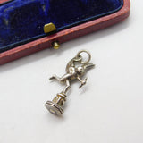 Sterling Silver Eros the Archer Statue Charm Pendant Vintage c1970
