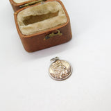 Sterling Silver St Christopher Travel Charm Pendant Vintage c1970