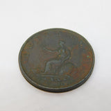 George III Copper Half Penny Soho Mint Coin Antique 1799 Very Fine Condition