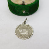Sterling Silver San Francisco California Charm Pendant Vintage c1970