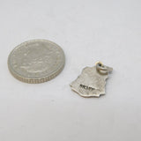 Sterling Silver Enamel Shanklin Souvenir Charm Pendant Vintage c1970s