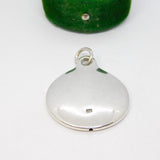 Sterling Silver Large Tree Of Life Disc Charm Pendant Vintage c1970