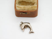 Sterling Silver Dolphin Charm Pendant Vintage c1970