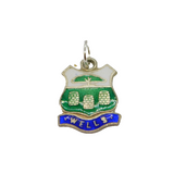 Sterling Silver Wells Enamel Shield Travel Souvenir Charm Vintage c1970s