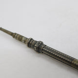 Victorian Sterling Silver Citrine Set Propelling Pencil Antique c1880s