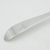 Irish George III Sterling Silver Crested Tablespoon Antique 1767 Dublin