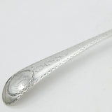 Irish George III Sterling Silver Floral Pattern Tablespoon Antique 1777 Dublin