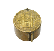 20th Century Arabic Gilt Metal Document Holder Antique c1940s