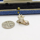 Sterling Silver The Family that Live in a Shoe Charm Pendant Vintage c1970