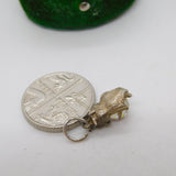Sterling Silver Little Wise Owl Charm Pendant Vintage c1970