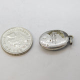 Sterling Silver Morpho Butterfly Wing Drop Charm Pendant Vintage c1970s