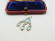 Sterling Silver Cabochon Cut Quartz Dream Catcher Charm Pendant Vintage c1970