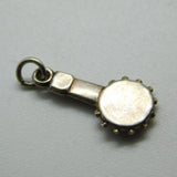 Sterling Silver Mexican Banjo Charm Pendant Vintage c1970