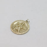 Sterling Silver St Christopher Travel Charm Pendant Vintage c1970