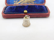 Sterling Silver Thimble Charm Pendant Vintage c1970