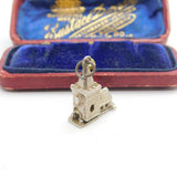 Sterling Silver Openable Church Charm Pendant Vintage c1970