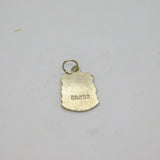 Sterling Silver Sherwood Forest Shield Travel Souvenir Charm Vintage c1970s