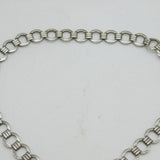 Coro Norseland Sterling Silver Peacock Statement Necklace Antique c1940s