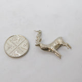 Sterling Silver Stag Deer Charm Pendant Vintage c1970
