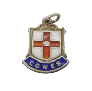 Sterling Silver Cowes Isle of Wight Charm Pendant Vintage c1970
