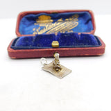 Sterling Silver Aladdin Magic Carpet Charm Pendant Vintage c1970