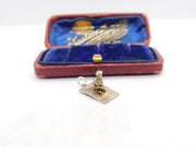 Sterling Silver Aladdin Magic Carpet Charm Pendant Vintage c1970