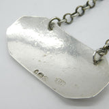 George III Sterling Silver Brandy Decanter Label Antique 1812 London