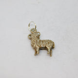 Sterling Silver Ram Sheep Charm Pendant Vintage c1970