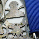 Victorian Sterling Silver Nurses Buckle 'Loyal En Tout' Antique 1900 Chester