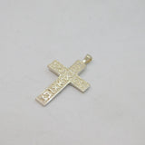 Sterling Silver Roman Numerals Millenium Cross Pendant Vintage 1999-2000
