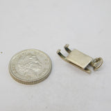 Sterling Silver Tobogan Charm Pendant Vintage c1970s