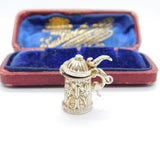 Sterling Silver Beer Tankard Charm Pendant Vintage c1970