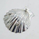 George III Sterling Silver Crested Shell Form Butter Dish Antique c1760s London