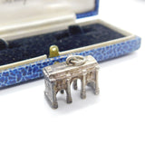 Sterling Silver Marble Arch Monument London Charm Pendant Vintage c1970