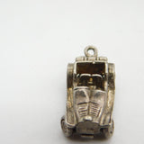 Sterling Silver Vintage Motor Classic Car Charm Pendant Vintage c1970