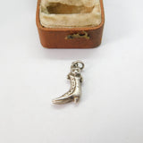 Sterling Silver Puss in Boots Charm Pendant Vintage c1970
