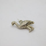 Sterling Silver Emu Bird Charm Pendant Vintage c1970