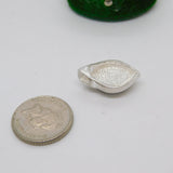 Sterling Silver Doublet Opal Drop Charm Pendant Vintage c1970