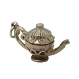 Sterling Silver Opening Teapot Charm Pendant Vintage c1970