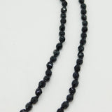 19th Century Carved French Jet Long Guard Necklace Antique c1860