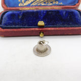 Sterling Silver Pilgrim's Hat Charm Pendant Vintage c1970
