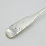 Aberdeen Scottish Provincial Sterling Silver Teaspoon Antique c1800 Georgian