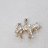Sterling Silver Lady Riding Side-Saddle Charm Pendant Vintage c1970