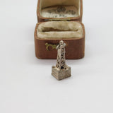 Sterling Silver Blackpool Tower Charm Pendant Vintage c1970