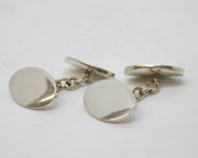 Links of London Pair of Sterling Silver Gents Cufflinks Vintage c2000