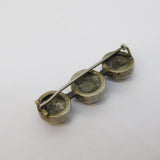 Georgian Regency Sterling Silver Carved Lava Cameo Brooch Antique c1830
