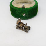 Sterling Silver Motor Car Charm Pendant Vintage c1970
