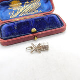 Sterling Silver Windmill Charm Pendant Vintage c1970